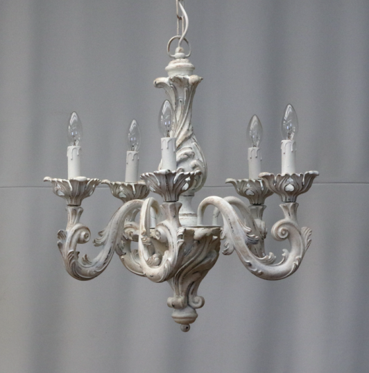 Rococo Italian Painted Chandeliers